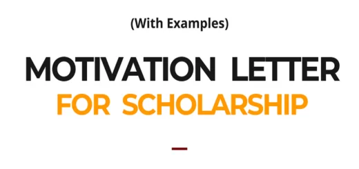 How to write motivation letter for scholarship with 6 PDF word sample Examples